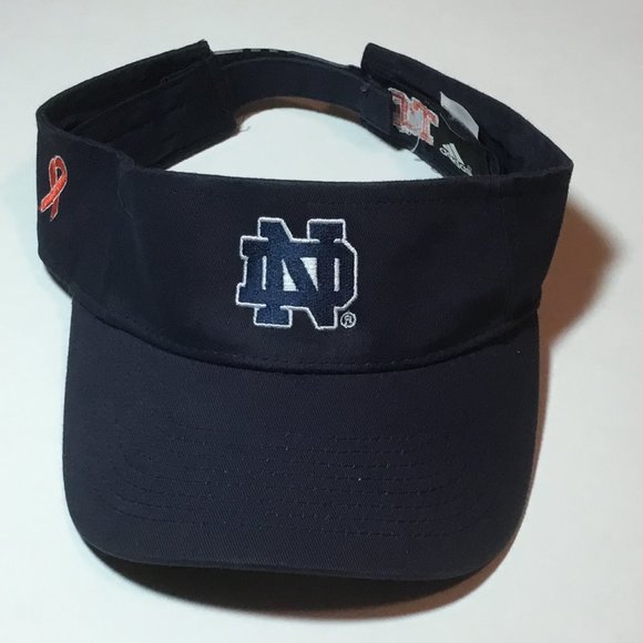 notre dame visor cap